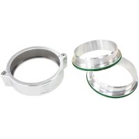 2.0" BILLET INTERCOOLER CLAMPSQUICK CONNECT SILVER CLAMP