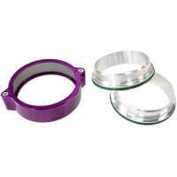 4.0" BILLET INTERCOOLER CLAMPSQUICK CONNECT PURPLE CLAMP