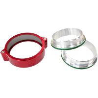 4.0" BILLET INTERCOOLER CLAMPSQUICK CONNECT RED CLAMP