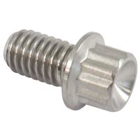 M6x1.00 TITANIUM BOLT 10mm UHL12 POINT SINGLE M6 x 1.00mm