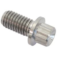 M8x1.25 TITANIUM BOLT 15mm UHL12 POINT SINGLE M8 x 1.25mm