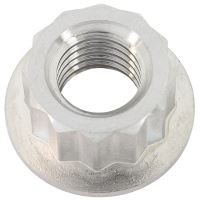 M10x1.50mm TITANIUM NUT 12 POINT SINGLE M10 x 1.50