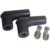 SPARK PLUG BOOTS & TERMINALS  90 DEG. 2 BOOTS & 2 TERMINALS