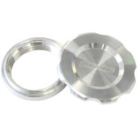 1.5" ALUM WELD BUNG AND CAP   LOW PROFILE FEMALE WELD-ON