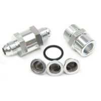 -3AN INLINE FUEL & OIL FILTER SILVER 3X FILTER 30,80,150 MIC
