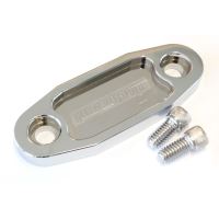 BILLET FUEL PUMP BLOCK OFF    CHROME SUIT 302 351C