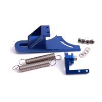 THROTTLE RETURN SPRING BRACKETBLUE SUITS 4150 STYLE CARBS