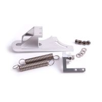 THROTTLE RETURN SPRING BRACKETSILVER SUITS 4150 STYLE CARBS