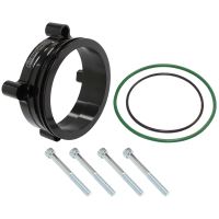 BOSCH DBW 74mm THROTTLE ADAPT INTERCOOLER CLAMP 3 INCH BLACK