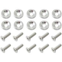 BILLET DRESS UP / FENDER BOLT 10 PACK 5/16 UNC UHL 25MM SILV