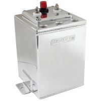 SINGLE PUMP SURGE TANK SUITS 40mm FUEL PUMPS POLISHED