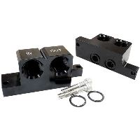GM LS 90DEG OIL BLOCK ADAPTER SUITS FRONT/REAR SUMP -12ORB