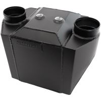 WATER TO AIR INTERCOOLER BLACK -12ORB 20" x 12" W2A