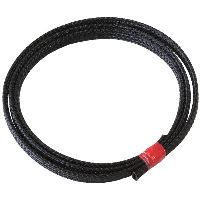 1/8" 1 METER HEAT FLEX BRAID BLACK TIGHT WEAVE HIGH COVERAG