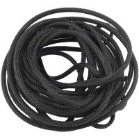 1/8" 7.6 METER HEAT FLEX BRAIDBLACK TIGHT WEAVE HIGH COVERAG
