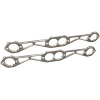 SBC header flanges set 1-5/8" Round port 1.63"