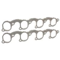 Ford 302-351C header flanges  2" oval port  EDELBROCK HEADS
