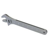 ADJUSTABLE  SPANNER WHEELIE   SILVER LGE FOR UP TO -12 B-NUT