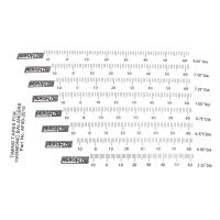 AEROFLOW TIMING TAPES HARMONICBALANCER 8 DIFFERENT SIZES