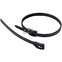 Cable Ties, Zip Ties, 8 in Long, Nylon, Black, Set of 100