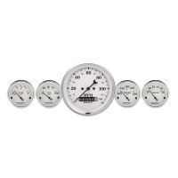 GAUGE KIT, 5 PC., 3 3/8" & 2 1/16", ELEC. SPEEDOMETER, OLD T