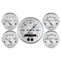 GAUGE KIT, 5 PC., 3 3/8" & 2 1/16", GPS SPEEDOMETER, OLD TYM