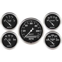 GAUGE KIT, 5 PC., 3 1/8" & 2 1/16", ELEC. SPEEDOMETER, OLD T