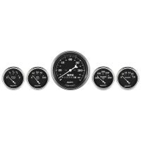 GAUGE KIT, 5 PC., 3 3/8" & 2 1/16", ELEC. SPEEDOMETER, OLD T