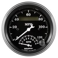 GAUGE, TACH/SPEEDO, 3 3/8", 120MPH & 8K RPM, ELEC. PROGRAM.,