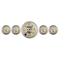 GAUGE KIT, 5 PC., 3 1/8" & 2 1/16", MECH. SPEEDOMETER, ANTIQ