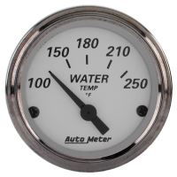 GAUGE, WATER TEMP, 2 1/16", 250ºF, ELEC, AMERICAN PLATINUM