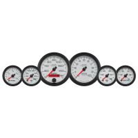 GAUGE KIT, 6 PC. KIT, 3 3/8" & 2 1/16", BAGGER, WHITE, PRO-C
