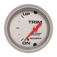 GAUGE, TRIM LEVEL, 2 1/16", 0ODOWN-90OUP, ELECTRIC, MARINE S