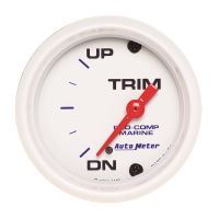 GAUGE, TRIM LEVEL, 2 1/16", 0ODOWN-90OUP, ELECTRIC, MARINE W
