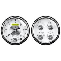 GAUGE KIT, 2 PC., QUAD & TACH/SPEEDO, 5", PRESTIGE PEARL