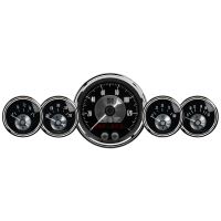 GAUGE KIT, 5 PC., 3 3/8" & 2 1/16", GPS SPEEDO W/LCD ODO, PR