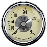 GAUGE, WATER TEMP, 2 1/16", 240ºF, MECH, PRESTIGE ANTQ. IVOR