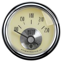GAUGE, WATER TEMP, 2 1/16", 250ºF, ELEC, PRESTIGE ANTQ. IVOR