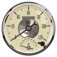GAUGE, TACH/SPEEDO, 5", 120MPH & 8K RPM, ELEC. PROGRAM., PRE
