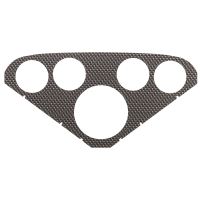 FACEPLATE FOR #2208, OPTIONAL, SILVER CARBON LOOK