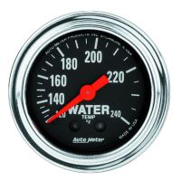 GAUGE, WATER TEMP, 2 1/16", 120-240ºF, MECHANICAL, 12FT., TR