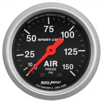 GAUGE, AIR PRESS, 2 1/16", 150PSI, MECHANICAL, SPORT-COMP