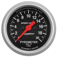 GAUGE, PYROMETER (EGT), 2 1/16", 2000ºF, DIGITAL STEPPER MOT