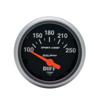 GAUGE, DIFFERENTIAL TEMP, 2 1/16", 100-250ºF, ELECTRIC, SPOR