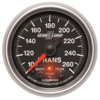GAUGE, TRANS TEMP, 2 1/16", 100-260ºF, STEPPER MOTOR W/PEAK