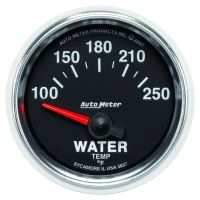 GAUGE, WATER TEMP, 2 1/16", 100-250ºF, ELECTRIC, GS