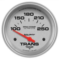 GAUGE, TRANSMISSION TEMP, 2 5/8", 100-250ºF, ELECTRIC, ULTRA