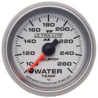 GAUGE, WATER TEMP, 2 1/16", 100-260ºF, DIGITAL STEPPER MOTOR