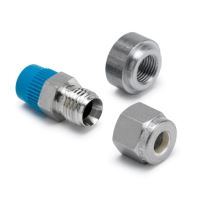 FITTING, THERMOCOUPLE COMPRESS, 1/4", 1/8" NPTF MALE, STAINL