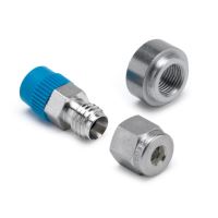 FITTING, THERMOCOUPLE COMPRESS, 3/16", 1/8" NPTF MALE, STAIN